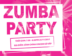 Zumba Party Gò Vấp ngày 25/11/2017